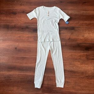 Carter's Ribbed Cream Pajama Set